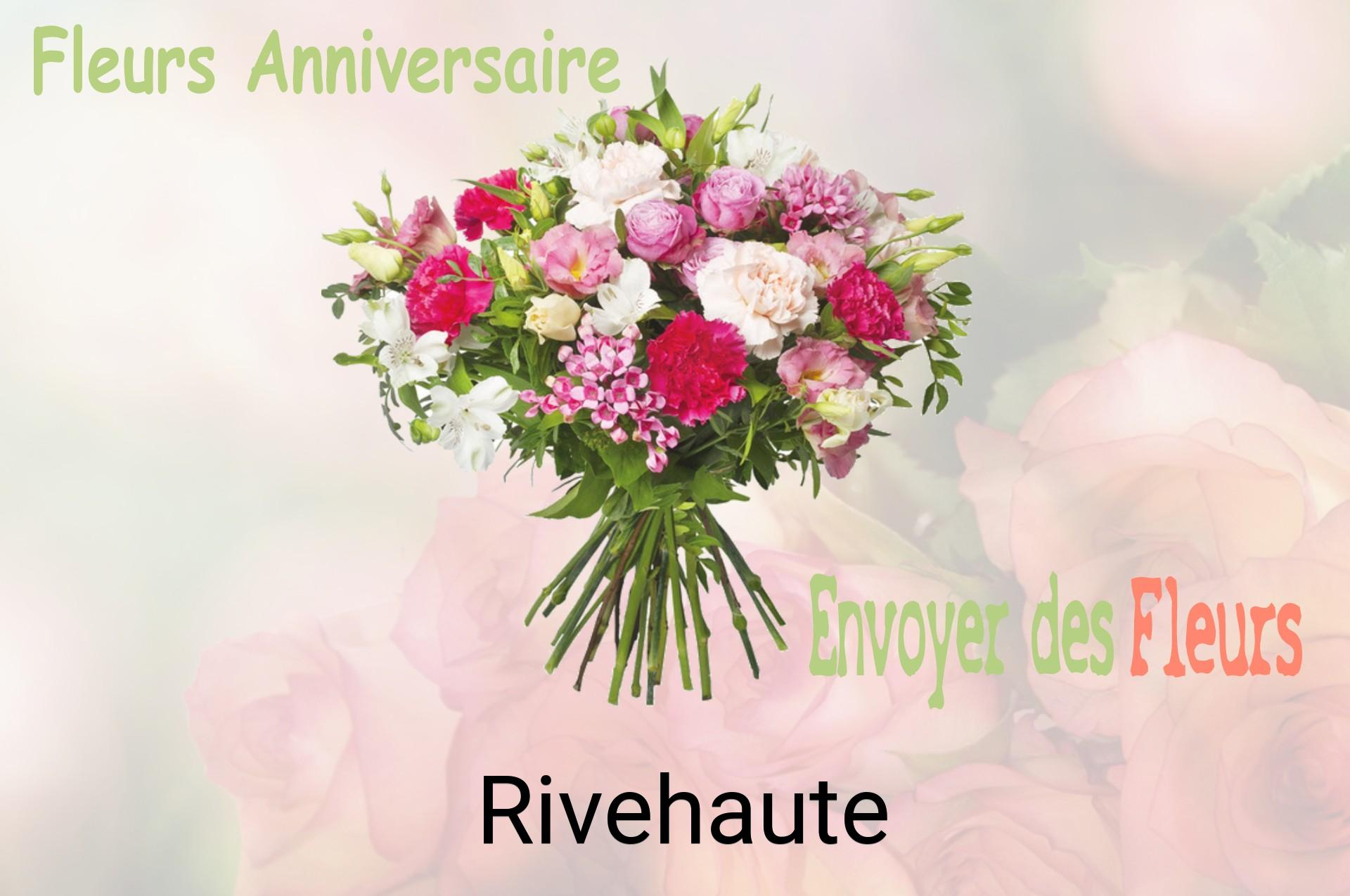 Bouquet de fleurs d’anniversaire livré à Rivehaute